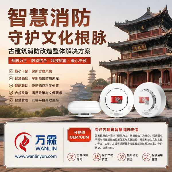 古建筑阻燃处理项目实拍 — 西宁文物建筑智慧消防改造工程现场
