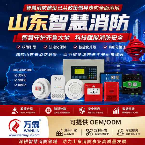 可燃气体报警器潍坊项目实拍 可燃气体报警器项目实拍 — 潍坊智慧消防设备部署工程现场
