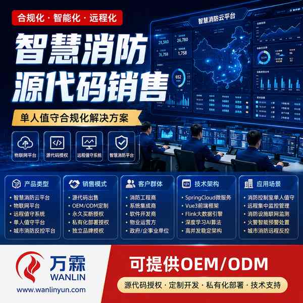 消防远程值守平台软件定制济南消防云平台源码交付应用实拍 消防远程值守平台软件定制实拍 — 济南消防云平台销售与源码授权应用场景
