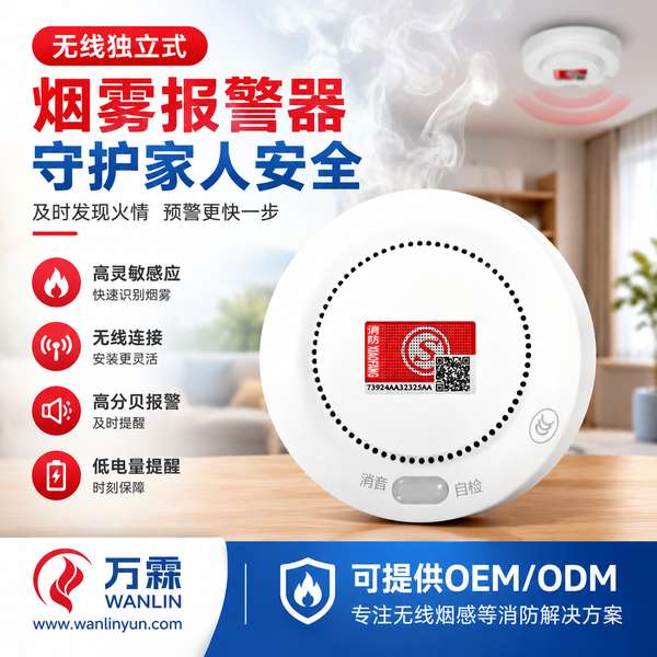 民安街道无线烟感怎么选？民安老镇区烟温双判据与厨房误报怎么防
